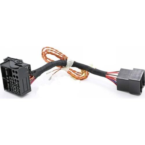 ISO To Quadlock Canbus Adapter Wiring For VW Polo Octavia Jetta Golf Tiguan Touran Passat CC B7 RNS510 RNS315 RCD510