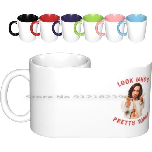 Klaus Hargreeves The Umbrella Academy-Look Who Is Pretty Today-Funny Meme 2020 Netflix Ceramic Mugs Coffee Cups Milk Tea Mug
