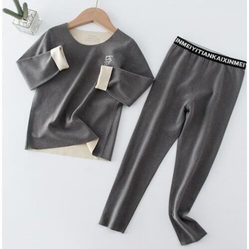 Childrens Clothing Sets Autumn Winter Long Johns for Boys Girls Kids Underwear Warm Comfortable To Skin Undershirts 100-170cm