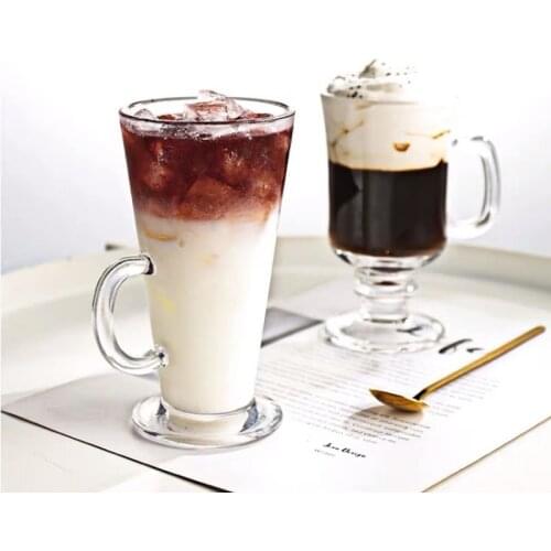 Latte, Irish coffee cup, cold drink cup, sand ice drink cup, glass water cup, ice coffee cup, cocktail cup