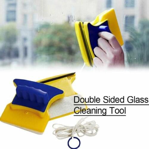 Magnetic Window Wiper Glass Cleaner Brush Tool Double Side Magnetic Brush Window Glass Brush For Home Office Cleaning Tool