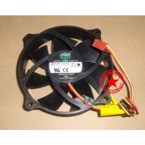 Master A9225-22RB-3AN-F1 Cooling Fan DC 12V 0.15A 95x95x25mm 3-wire