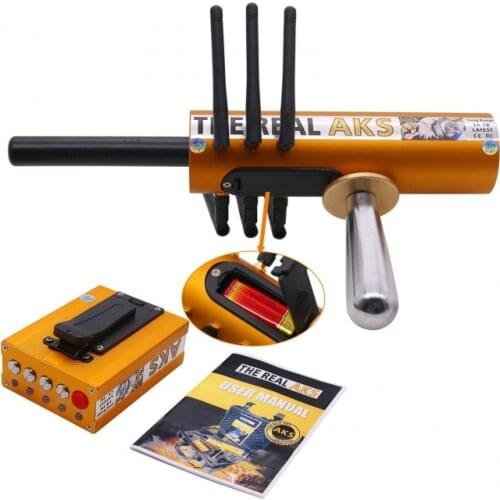 2020 Latest Golden The Real AKS Gold Long Range Gold Detector with Removable Batteries
