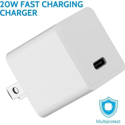New 20W PD Charger Adapter For IPhone 12 Mini 12 Pro Tablet Ipad Fast Charging EU Plug Travel Charger Mobile Phone Accessories