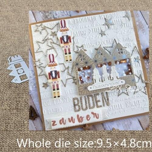 New Design Craft Metal die cuts Cutting Die Christmas Nutcracker House scrapbooking Album Paper Card Craft Embossing die cuts