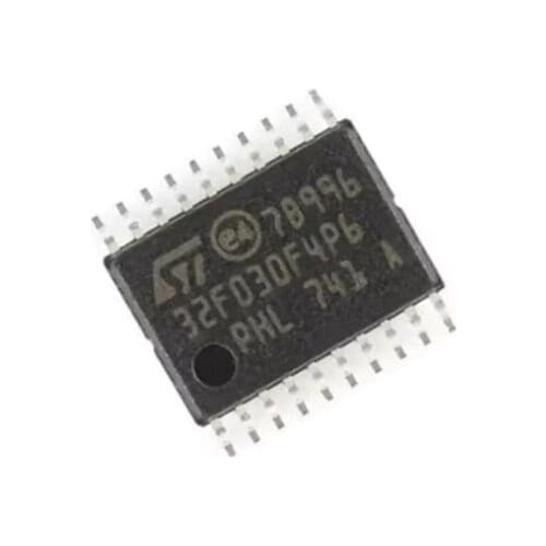 1pcs Original ST STM32F030F4P6 CORTEX-M0 48MHZ 32-bit microcontroller TSSOP-20