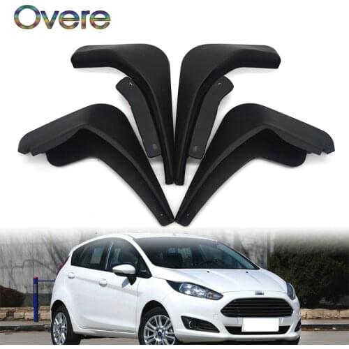 Overe Car Front Rear Mudguards For 2009 2010 2011 2012 2013 2014 2015 2016 Ford Fiesta Mk7 Car-styling 1Set Mudflaps Accessories