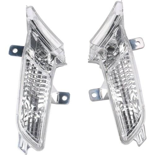 Pair Right+Left Front Side Marker Light Clear Signal Light for Cayenne 2008-2010 9556310501 9556310601