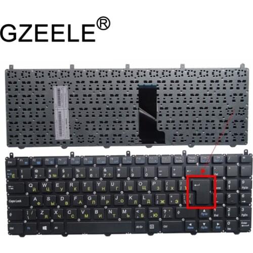 GZEELE Russian RU Keyboard for HASEE DNS Clevo K610C I5 I7 D1 D2 K650D k590C K570N series Black laptop Keyboard