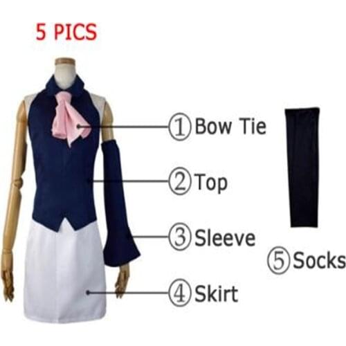The Seven Deadly Sins Elizabeth Liones Cosplay Male Female Halloween Party Costume Christmas Gift Dress Full Set Short Skirt