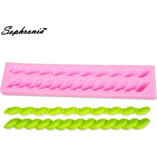 Sophronia Rope Shaped Silicone Mold Cake Decoration Fondant Cake 3D FDA Chocolate Moulds Sugar Craft Cake Tools DIY f1001