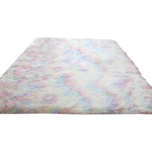 Super Soft And Fluffy Non-Slip Floor Mat Living Room Large Area Polyester Carpet Modern Bedroom King Size Does Not Fall Off