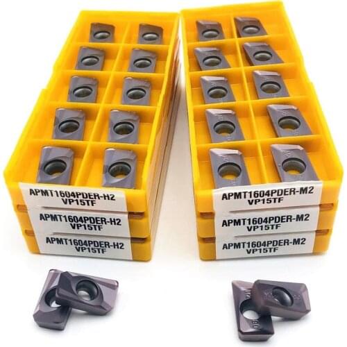 Carbide APMT1604 H2 APMT1604 M2 VP15TF Carbide insert APMT turning tool face milling cutter CNC tool APMT1604PDER lathe tool