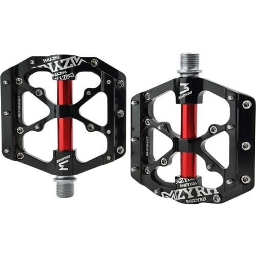 Universal Sealed 3 Bearing Bicycle Flat Pedals CNC Ultralight Aluminum Pedals For MTB Bike Cycling 2021