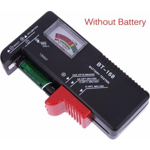 Universal BT168 Digital Tester Volt Checker for AA AAA 9V Button Multiple Size Voltage Meter Tools BT168