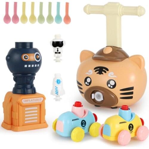 Balloon Car Aerodynamic Car Flying Rocket Launch Pad Childrens Press Educational Toy Toys For Children