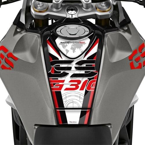 3D Resin Motorcycle Gas Tank Pad Protector Case for BMW G310GS 2018-2019