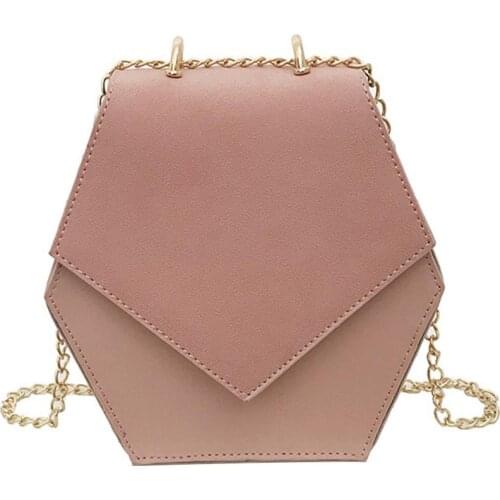 Retro Women Faux Leather Shoulder Bag Purse Crossbody Chain Sling Bag