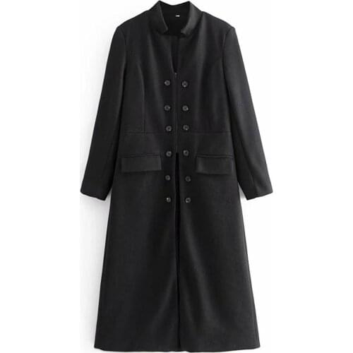 New Pop Fall Winter Women Coat Long Elegant High Street windbreaker Warm Outerwear parka Women Jackets Winter Clothes Outfits