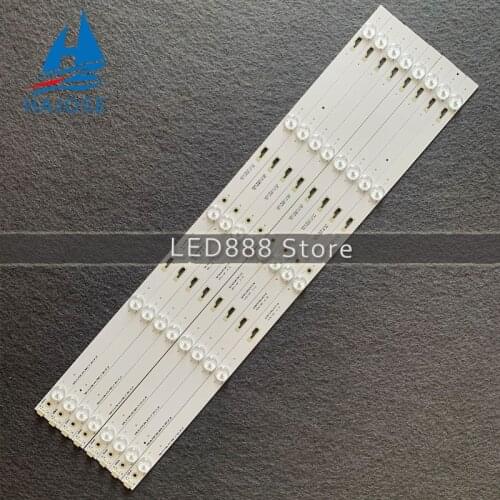 1lot=8pcs LED backlight bar YHF-4C-LB550T-YHA 55L26CMC 55L2600C LVF550CSDX 55U3600C 55U36EBC TCL-ODM-55-D1500-8X5-3030C-V1