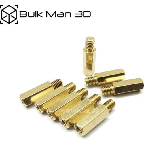 10pcs/Lot M3 Brass Standoffs/Spacers