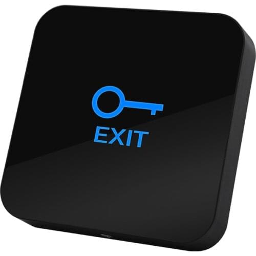 2021 New 12V 24V NO NC COM 86 Square Door Access Control Touch Exit Button Release Switch