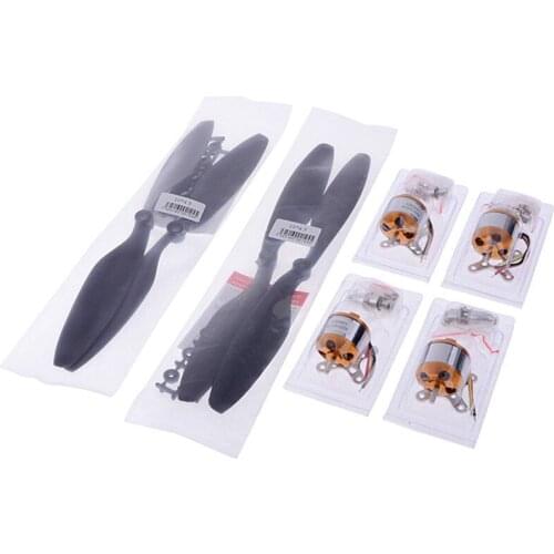 A2212/13T 1000KV Brushless Motor w/2 pairs 1045 10*4.5 Propellers for F450 F550 MWC Multicopter