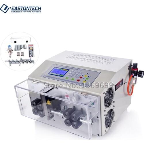 EASTONTECH EW-05B Hot Sale 2-50mm2 Automatic Wire Cable Cutting Wire Stripping Machine /hot Copper Wire Cutting Machine