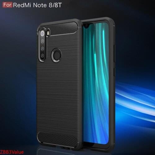 For Xiaomi Redmi Note 8 T note8 Case Carbon Fiber Cover Phone Case For Redmi Note 9 8 7 Pro 8T 9C 8A 7A Cover Shockproof Bumper