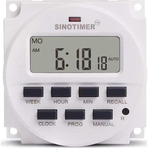 BIG LCD Digital 220V Programmable Timer Switch with Countdown Time Function