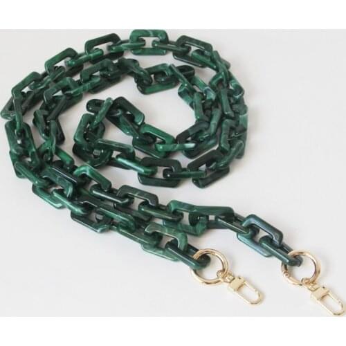 D0LF 45/80/120cm Acrylic Handle Strap Replacement for Handmade Beach Bag Bucket Handb