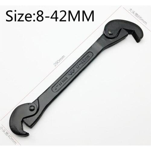 Hot sale Universal Wrench 8-42mm Multi-function Quick Snap Grip Wrench Socket Head Adjustable Wrench Spanner For Nuts and Bolts