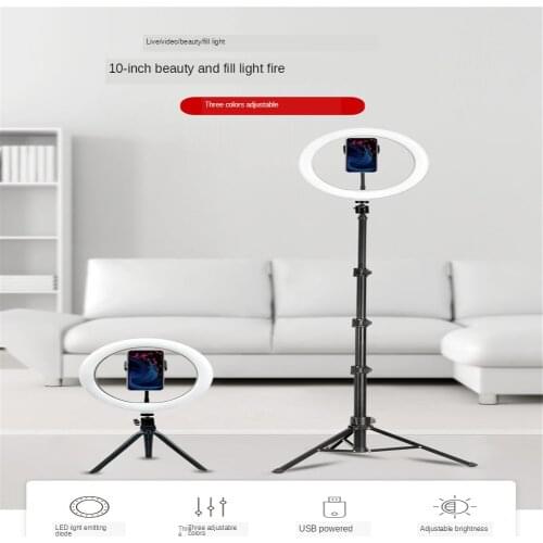 Selfie Led Light Ring Flash Fill Clip Camera Fill Light Beauty Lamp Portable Ring Light Stand Desktop Photography Props Phone