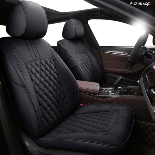 FUZHKAQI Custom Leather car seat cover set For BMW 1/2 Series E81 E82 E87 E88 F20 F21 F52 F40 F22 F23 F44 F45 F46 car seats