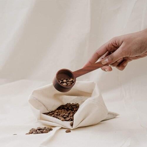 Round Coffee Measure Spoons With Long Handle Portable Kitchen Seasoning Spoon Practical Household Kitchen Measure Tool