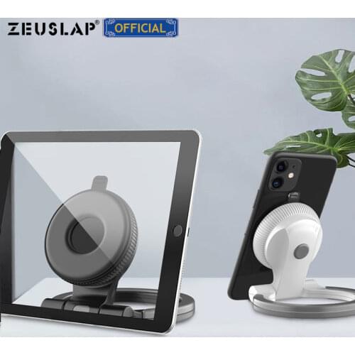 Mobile Phone Tablet Monitor 360° Rotation Desktop Car Kitchen Wall Mount Stand Bracket for zeuslap monitor ipad kindle screen