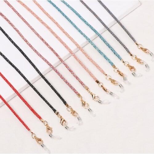 Non-Slip Lightweight Mask Holder Strap Eyeglass Chains Face Mask Lanyard with Clip for Men Women Boys Girls Eyeglass Accessories