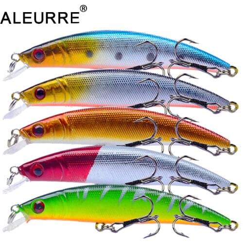 New LTHTUG Peche Leurre Japan Pesca Hard Fishing Lure 85mm 8g Sinking Stream Minnow Artificial Bait Bass Perch Pike Salmon Trout