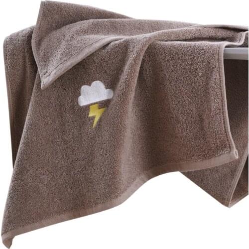 New 2018 bath towel-100% Cotton Towel Adult Soft Towel thicker towels bathroom Toalha Spa Swimming Magic towels 70x140cm