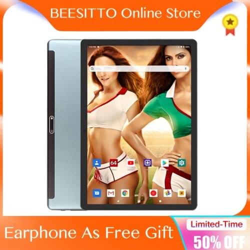 Tablet 10 inch Android Pie 9 Tablet PC 3G Phablet with Dual Sim Card Slots Dual Camera Google Certified 1280X800 IPS Screen WiFi