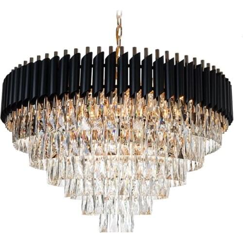 Home Decor Mordern Crystal Chandelier Luxury Church Crystal Chandelier Lamp for Living Room Palace Hotel Light Fixtures