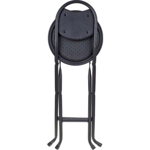 Hastunc Folding Portable Modern Chair Metal Legs Seating Surface Faux Leather 71 cm Free Fast Shipping From Turkey