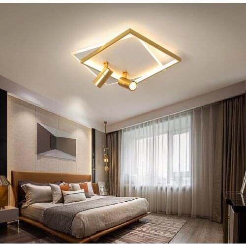 Bedroom lamp with spotlight 2021 new nordic art study ceiling lamp simple modern master bedroom room lamp