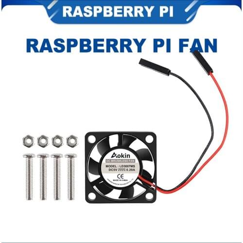 ITINIT R61 Raspberry Pi 3B/3B+ 4 Fan Small Computer Fan Cooling Fan 30x30x7mm Brushless CPU Cooling Fan