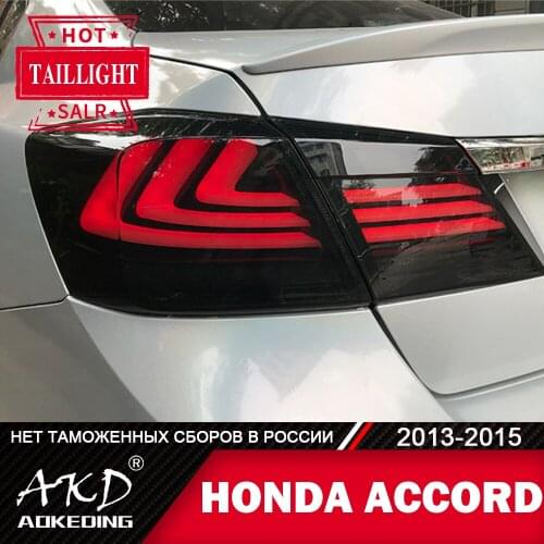 Tail Lamp For Car honda accord 2013-2017 accord LED Tail Lights Fog Lights Day Running Light DRL Tuning Cars Accessories