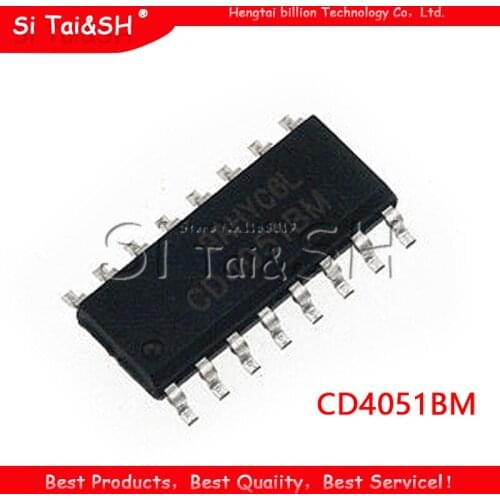 10PCS CD4051BM CD4051 4051 SOP16 Eight Selective Switch New Original