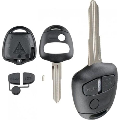 3 Buttons Car Remote Key Shell Case with MIT11 Blade Fit for Mitsubishi