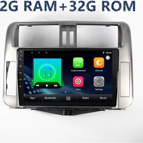 9inch car radio 2.5D Touch Android navigation Multimedia Player for toyota Prado 2010 2012 2013 with radio stereo WIFI map