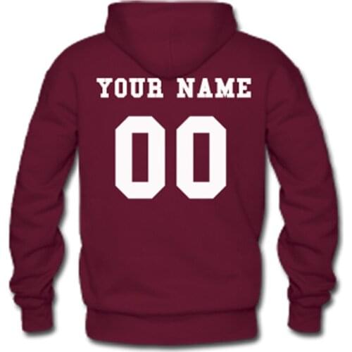 Design Your NAME AND NUMBER Sweatshirt men funny custom gift Hoodie USA size