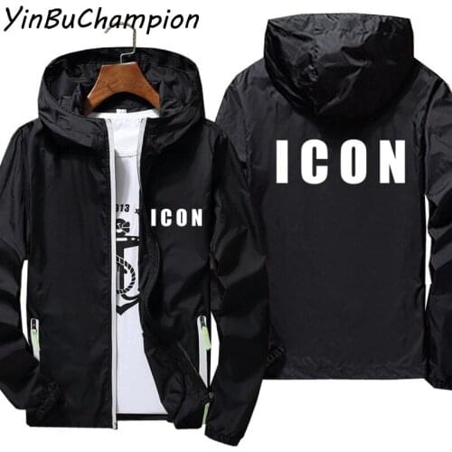 Icon Camping Hiking Vintage Jacket Mens Women Summer Bomber Windbreaker Skin Streetwear Coat Reflective Sunscreen Plus Size 6XL